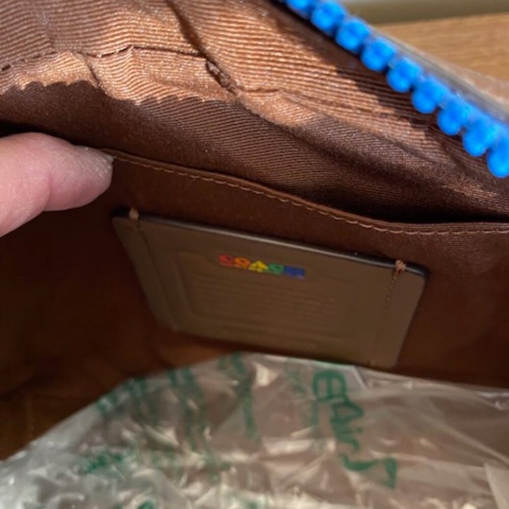 Graham Crossbody Bag In Rainbow Signature Canvas - Picture 2 of 3
